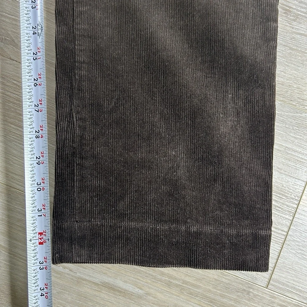 Polo‎ Ralph Lauren Men's 34x34 ( 34x33) Brown Corduroy Stretch Classic Fit Pants